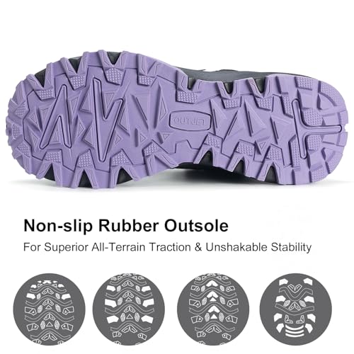 Women’s Waterproof Hiking Boots Lightweight Comfortable Trail Walking Outdoor Boots