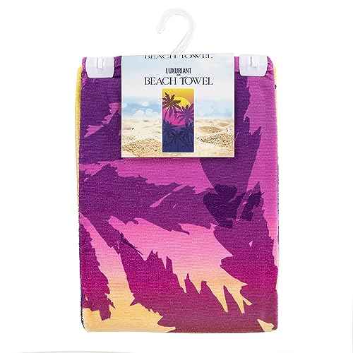 Northwest Classics Beach Towel, 30" x 60", Magenta Sun Set Design
