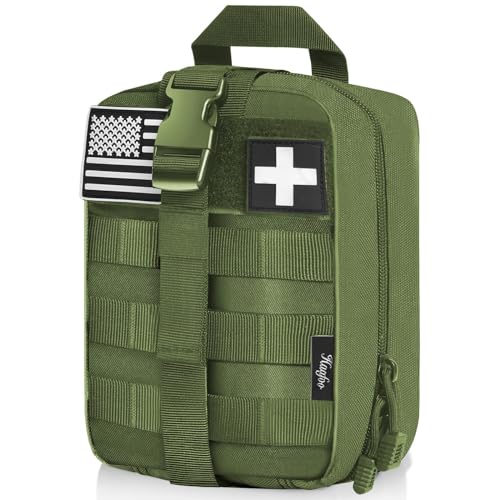 Haafoo Medical Molle Pouch Tactical - 1000D Nylon First Aid Pouch, Big Capacity EMT Pouch Utility, Heavy Duty Military Gra...
