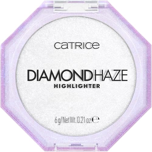 Catrice | Diamond Haze Highlighter (010 Gimme Glitter) | Stunning 3D Shimmer Effect for Face & Body | Silky, Buildable Glo...