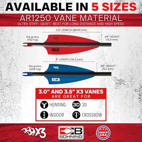 Bohning X3 Vane, 3.5"