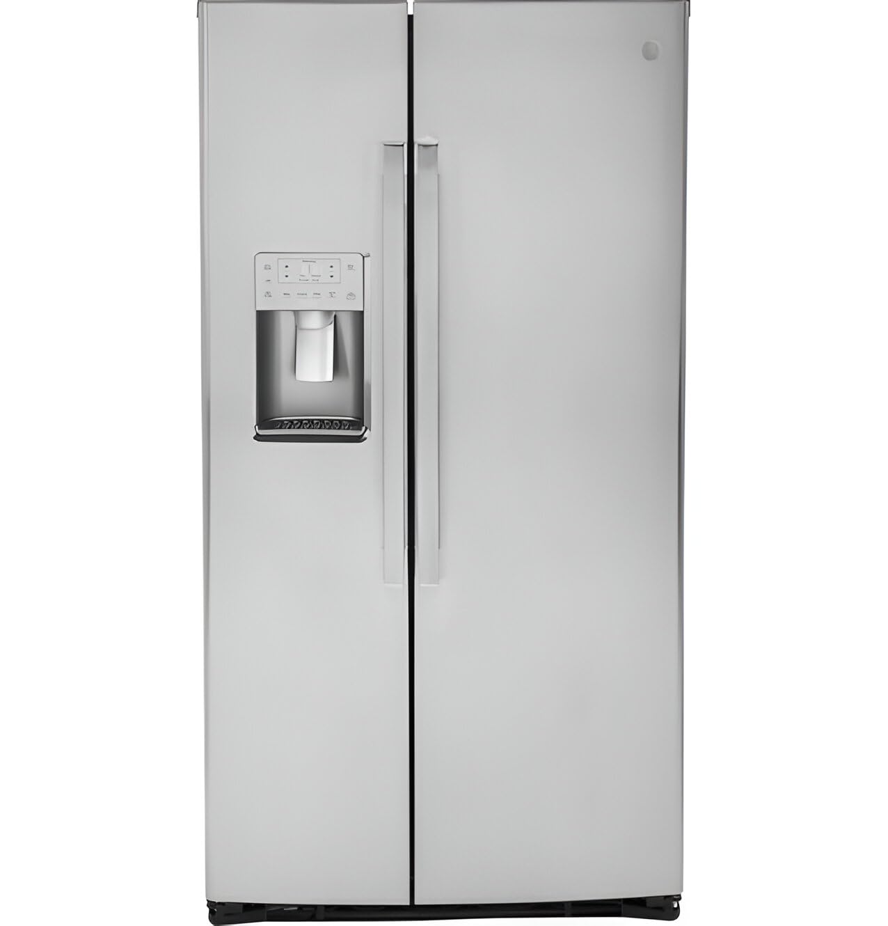 GE Profile 25.3 cu. ft. Side by Side Refrigerator in Fingerprint Resistant Stainless Steel PSE25KYHFS