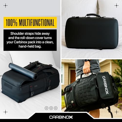 CARBINOX Tactical Backpack for Men Army Molle Bag Large Capacity Assault Pack