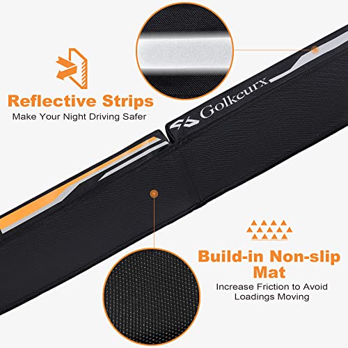 Golkcurx Universal Soft Roof Rack Pads for Kayak,Surfboard, SUP, Canoe, Snowboard with15FT Tie-Down Straps*2 and Storage B...