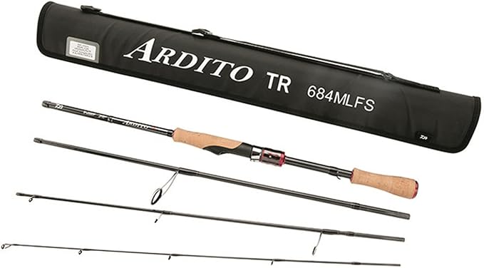 Daiwa ARD684MLFS-TR ARDITO 4PC Travel Rod, Sections= 4, Line Wt. = 5-12