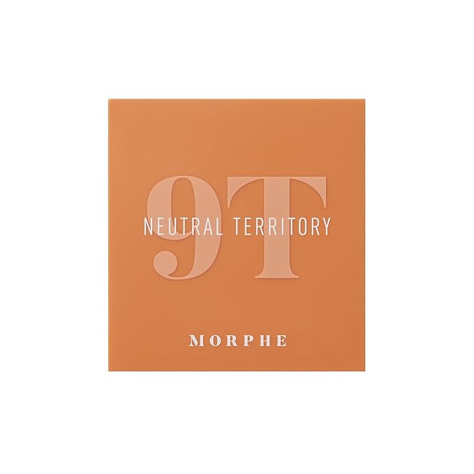 Morphe 9T Neutral Territory Artistry Palette - Eye Makeup Palette with Matte & Shimmer Neutral Hues for Everyday and Glam Looks - Pigmented Shades with Blendable & Buildable Formulas (0.35 oz)