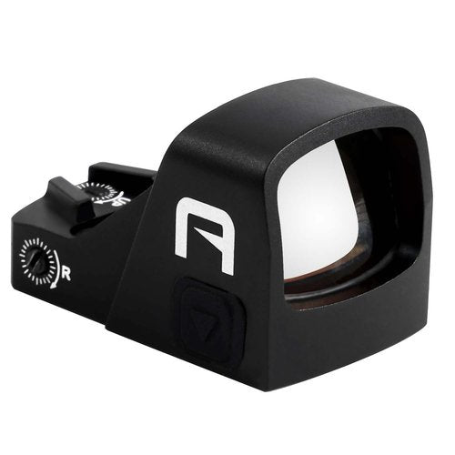 GOWUTAR A17 Micro Green Dot Sight for RMSc Footprint 2 MOA Shake Awake Compact Pistol Reflex Sight Rifle Scope with Picatinny Mount (Green Dot)