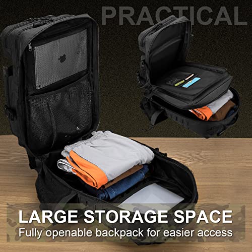 COSCOOA 50L Military Tactical Backpack for Men,Water Resistant Day Backpack Molle Army 3 Days Assault Pack Bug Out Bag,Hea...