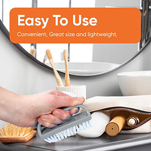 Nail Brush for Cleaning Fingernails, Nail Scrubber Brush, Toe Foot Hands Fingernail Brush Cleaner- Small Scrub Brush- All-Purpose Stiff Cleaning Brush for Home, Kitchen, Work, (36)