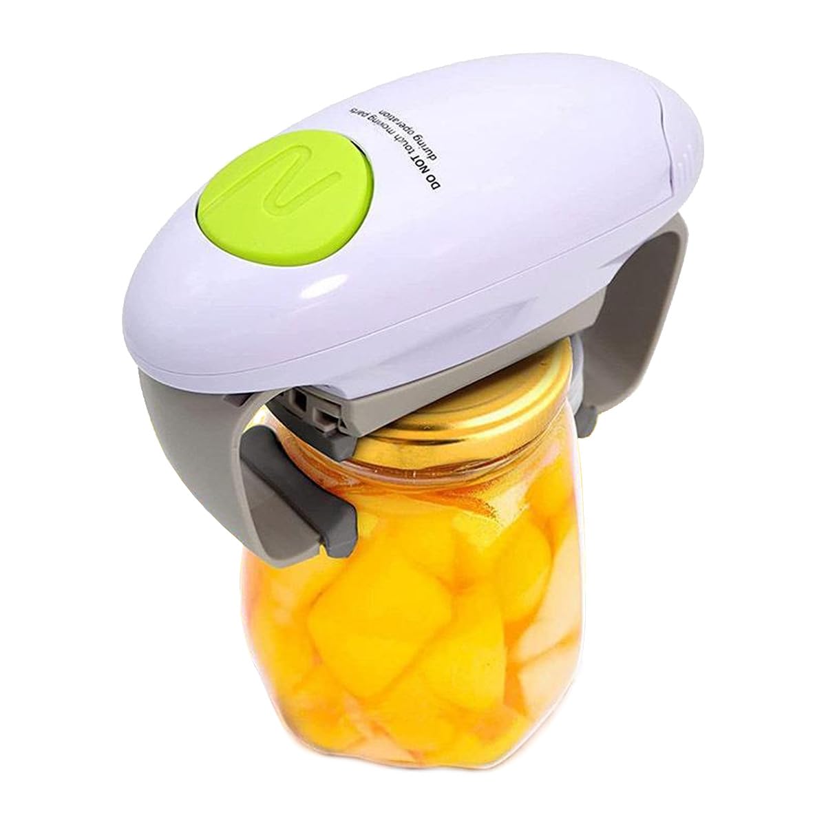 Automatic Jar Opener for Elderly and Arthritis, One-Button Electric Jar Opener for Weak Hands, Fits Most Jars, Ideal Kitchen Aid & Gift