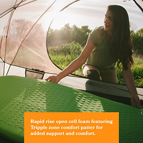 Fox Outfitters Ultralight Series Self Inflating Camp Pad - Perfect Foam Sleeping Pads for Camping, Backpacking, Hiking, Ha...