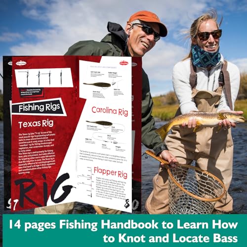 FONMANG Fishing Lures - Tackle Box with Tackle Included, Fishing Kit with VIBs, Frogs, Minnows, Soft Baits, Hooks & Weight...