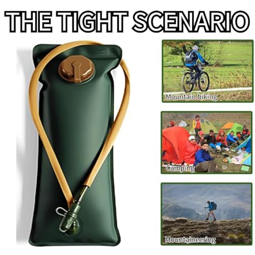 BESUNTEK Hydration Bladder, 2L/3L TPU Leak-Proof Water Reservoir, Wide Opening Hydration System for Cycling, Hiking, Campi...