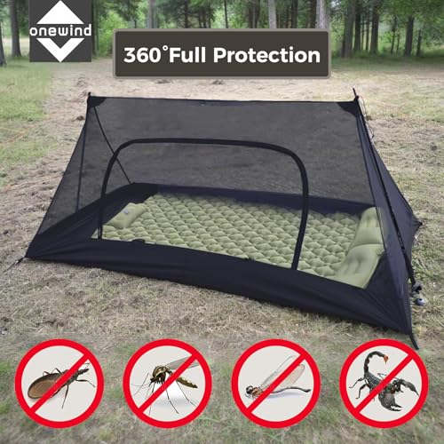 Onewind Mesh Tent with Bathtub and Tent Footprint