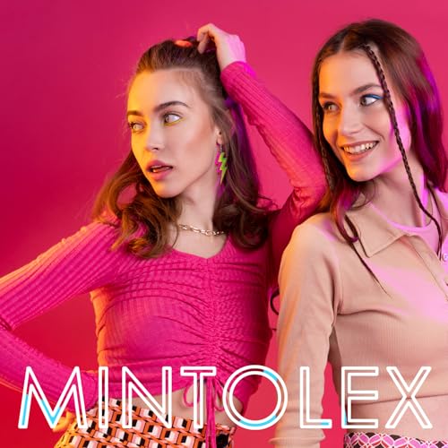 Mintolex 80s Neon Earrings for Women Acrylic Lightning Bolt Drop Earrings Retro 80s 90s Glow Party Accessories Neon Jewelr...