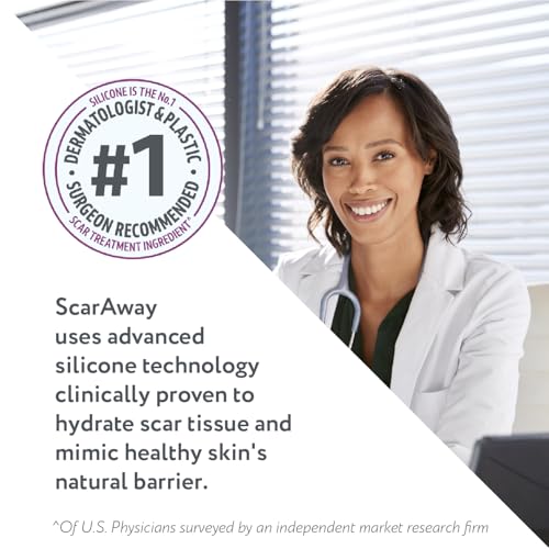 ScarAway Complete Scar Treatment Kit, Clinically Supported Treatment (Pack of 2) Tan Medical-Grade Silicone Scar Sheets (...