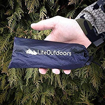 LITEOUTDOORS Ultralight Tent Stake Kit - 12 Aluminum Tent Pegs, 100' Reflective Guyline, 12 Cord Tensioners - for Backpack...