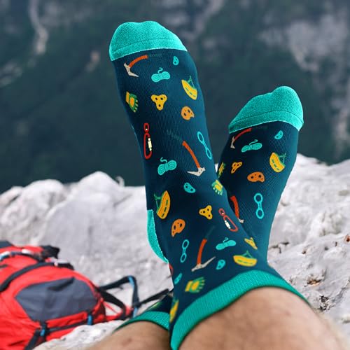 VICRAZY Hiking, Climbing, Running Socks for Men, Women - Hiking, Climbing, Running, Bike Accessories, Stocking Stuffers