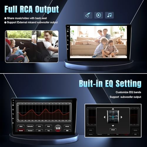 Leadfan Car Stereo Radio for (JBL Version) Toyota Prius 2010 2011 2012 2013 2014 2015 Upgrade, 9'' Screen, Support Carpla...