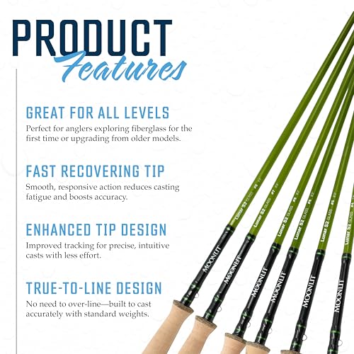 Moonlit Lunar S2-Glass Fiberglass Fly Rod | New 2025 Model