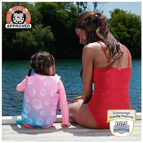 SwimWays Disney Little Mermaid Ariel Swim Trainer Life Jacket, US Coast Guard Approved Life Vest Kids Swim Vest, Pool Floa...