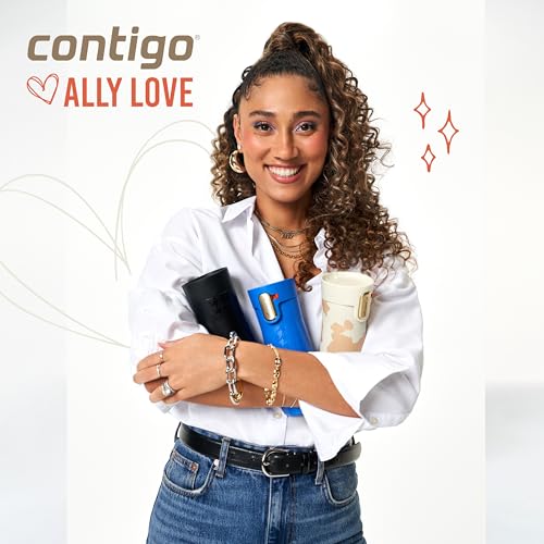 Contigo x Ally Love Stainless Steel Vacuum-Insulated Travel Mug with Autoseal and Easy Clean Lid, Spill-proof, Keeps Drink...