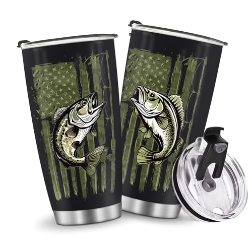 Coffee Travel Insulated Tumblers Mug Cup Water Bottle Fish Style Boys Girls Gifts for Christmas Birthday Children Day Anni...