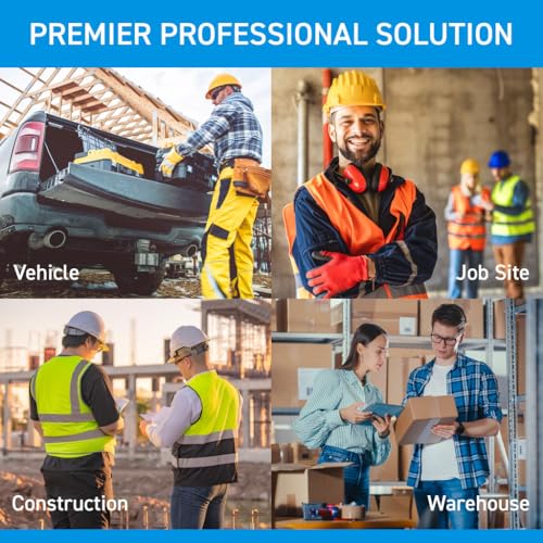 Metal Case First Aid Kit for Job Site & Contractors - OSHA Compliant, Heavy Duty Case for Work Trucks, Fleet, Renovation, ...