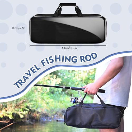 Telescopic Fishing Rod and Reel Combo Set, 2PCS Collapsible Fishing Poles, Fishing Kit with Spinning Reel Fishing Pliers a...