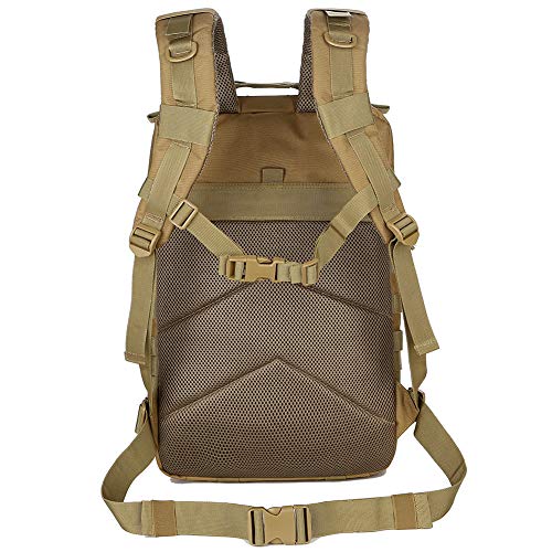QT&QY 45L Military Tactical Backpacks Molle Army Assault Pack 3 Day Bug Out Bag Hiking Treeking Rucksack…