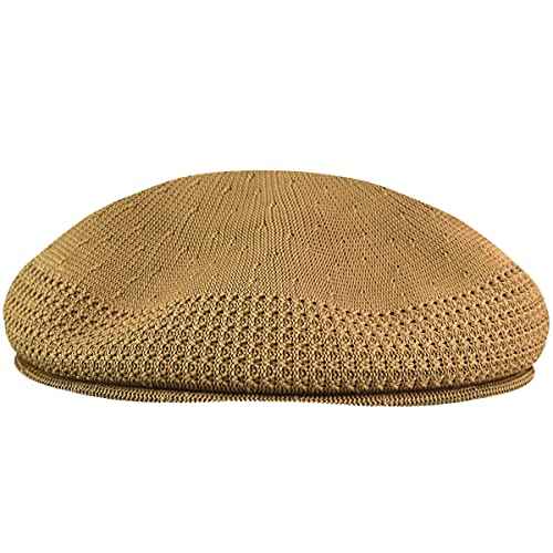 Kangol Tropic 504 Ventair Ivy Cap for Men and Women, Extra-Large, Tan