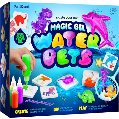 Dan&Darci Aqua Fairy Water Gel Kit for Kids - Magic Elf Toy Kits - Waters Pets - DIY Squishy Maker Set - Craft for Kids - ...
