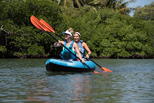 TAHE Beach LP Premium Inflatable Kayak Complete Package Including Kayak, Seat, Paddle, Pump and Travel/Storage Bag