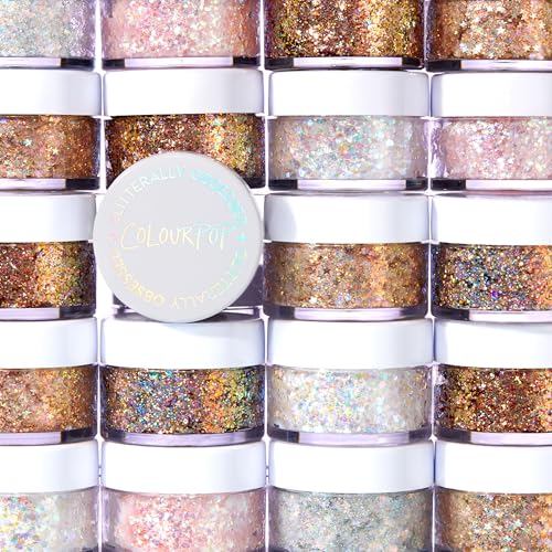 ColourPop Glitterally Obsessed Body Glitter Gel - Multi-Colored Glitter Makeup Made with an Adhesive Gel Formula - Easy to...