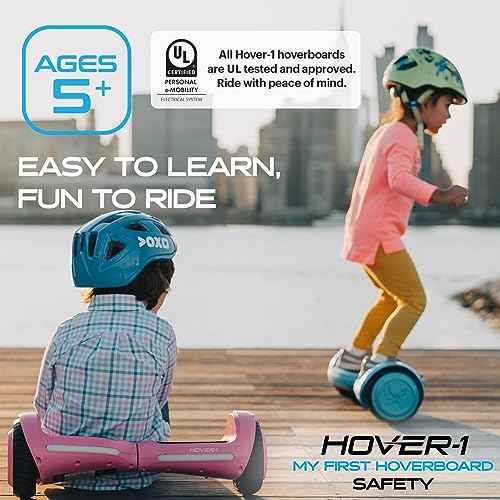 Hover-1 My First Self Balancing Scooter for Kids with 5 mph Max Speed, Dual 150W Motors, 6.3¡± Tires, 3 Miles Max Range, and LED Headlights