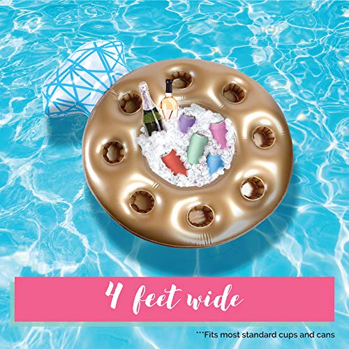 Pop Fizz Designs Inflatable Bachelorette Party Bar | Ring Cooler and Pool bar for Bachelorette Party