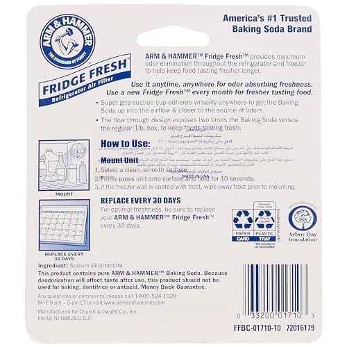 Arm and Hammer Fridge Fresh Air Filters (Pack of 3)