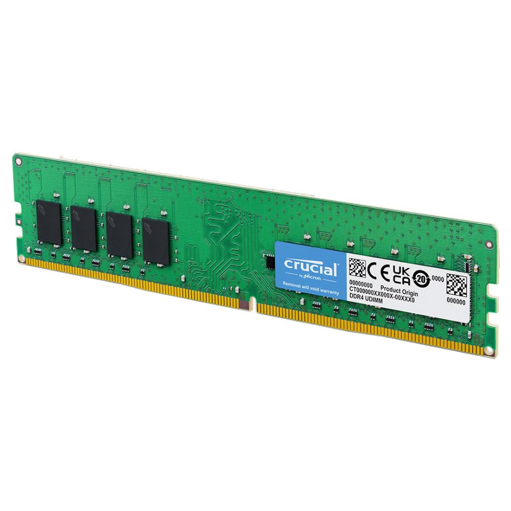 Crucial 16Gb Ddr4 Ram, 3200Mhz (Pc4-25600) Cl22 Desktop Memory, Udimm 288-Pin, Downclockable To 2933/2666Mhz, Compatible With In