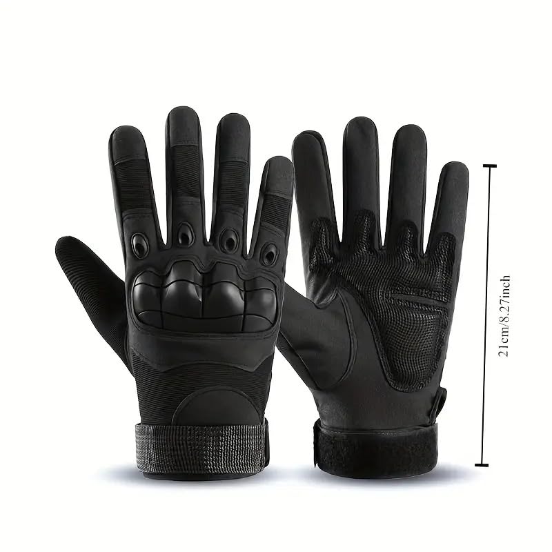 Tactical Gloves Hard Knuckle Gloves with Touchscreen Fingers Hand Gear for Hiking, Camping, Hunting, Combat, Shooting, Cyc...