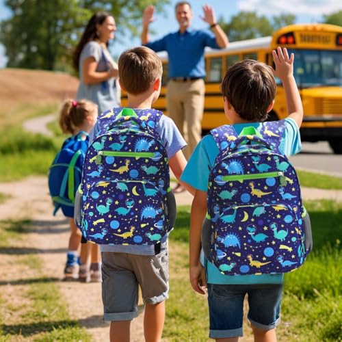 RHCPFOVR Boys Backpack for Elementary School, Backpack for Girls 5-8, Lightweight Kids Backpacks
