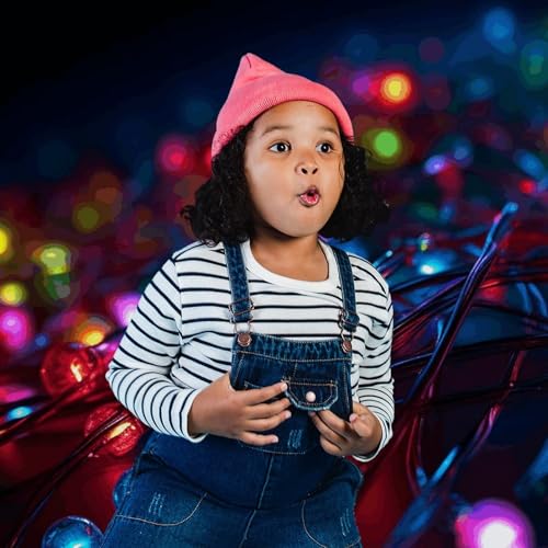 Many Colored Lights Backdrop Background for Photography High Density Polyester Fabric Background Banner Seamless Photo Boo...