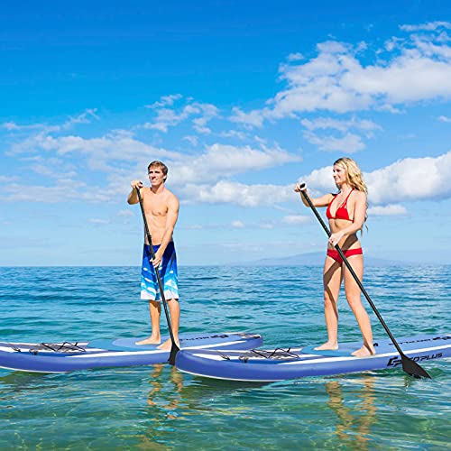 Goplus Inflatable Stand Up Paddle Board, 10FT/10.5FT/11FT SUP with Accessory Pack, Adjustable Paddle, Carry Bag, Fin, Hand...