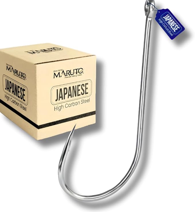 Grabber Hooks High-Grade Siwash Fishing Hooks with Superior Performance - Durable High Carbon Steel Siwash Hooks, Black