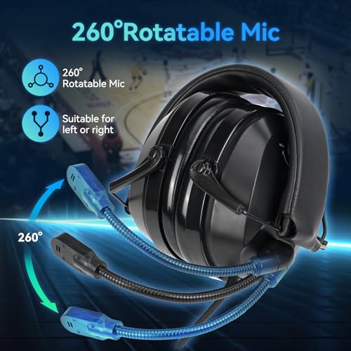 Retevis EHK012 Two Way Radio Headset with Mic, Noise Reduction,Head Volume Adjust,for RT22 RT21 RT68 A1, Compatible with Baofeng BF-888S F8HP AR-5RM Pxton PX-777S, Walkie Talkie Headphone(2 Pack)