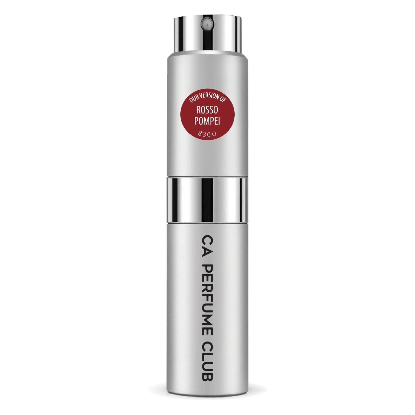 CA Perfume Impression of Rosso Pompei for Women and Men Amber Floral Scent Long Lasting Unisex Fragrance Eau De Parfum Travel Size Refillable Atomizer Spray 0.27 Fl Oz 8ml