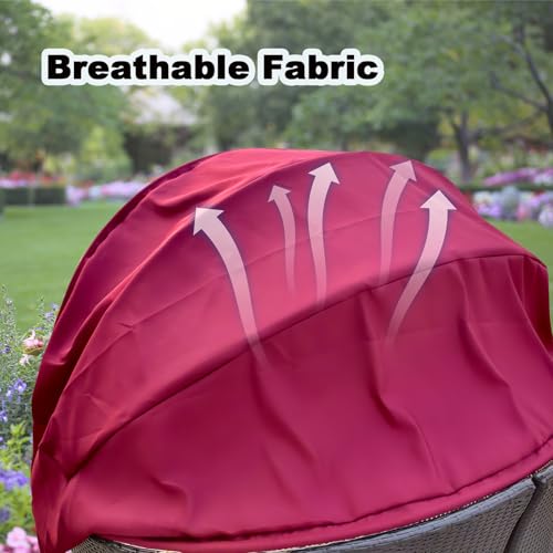 WQZWDFC Patio Daybed Canopy Replacement Top, Retractable Top Cover for 66in Outdoor Rattan Wicker Sectional Porch Sunbed (...
