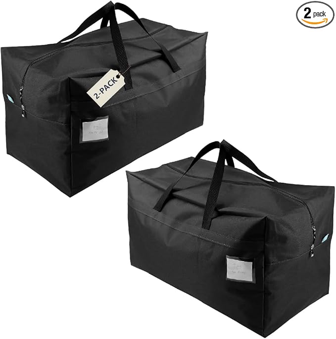 iwill CREATE PRO Pack of 2, 100L Large Size Ornament Festival Decoration Storage Bags, Good for Gift Wrapped Items, Moving...