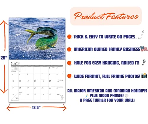2026 Saltwater Sportsmen & Trophy Game Fish Calendar