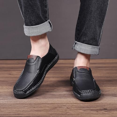 Coramtty Mens Loafers Casual Slip on Shoes Business Moccasins Lightweight Refreshing Classic Slippers Walking Driving Trav...