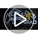 Congrats Grad Neon Sign Congrats Neon Lights Signs for Wall Decor with Dimmable Backdrop LED Light Up Signs for Party, Pho...